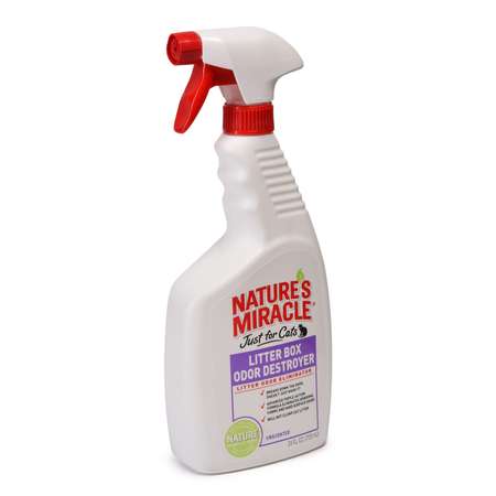 Средство Natures Miracle Litter Box Odor Destroyer устранение запаха в кошачьем туалете спрей 710мл
