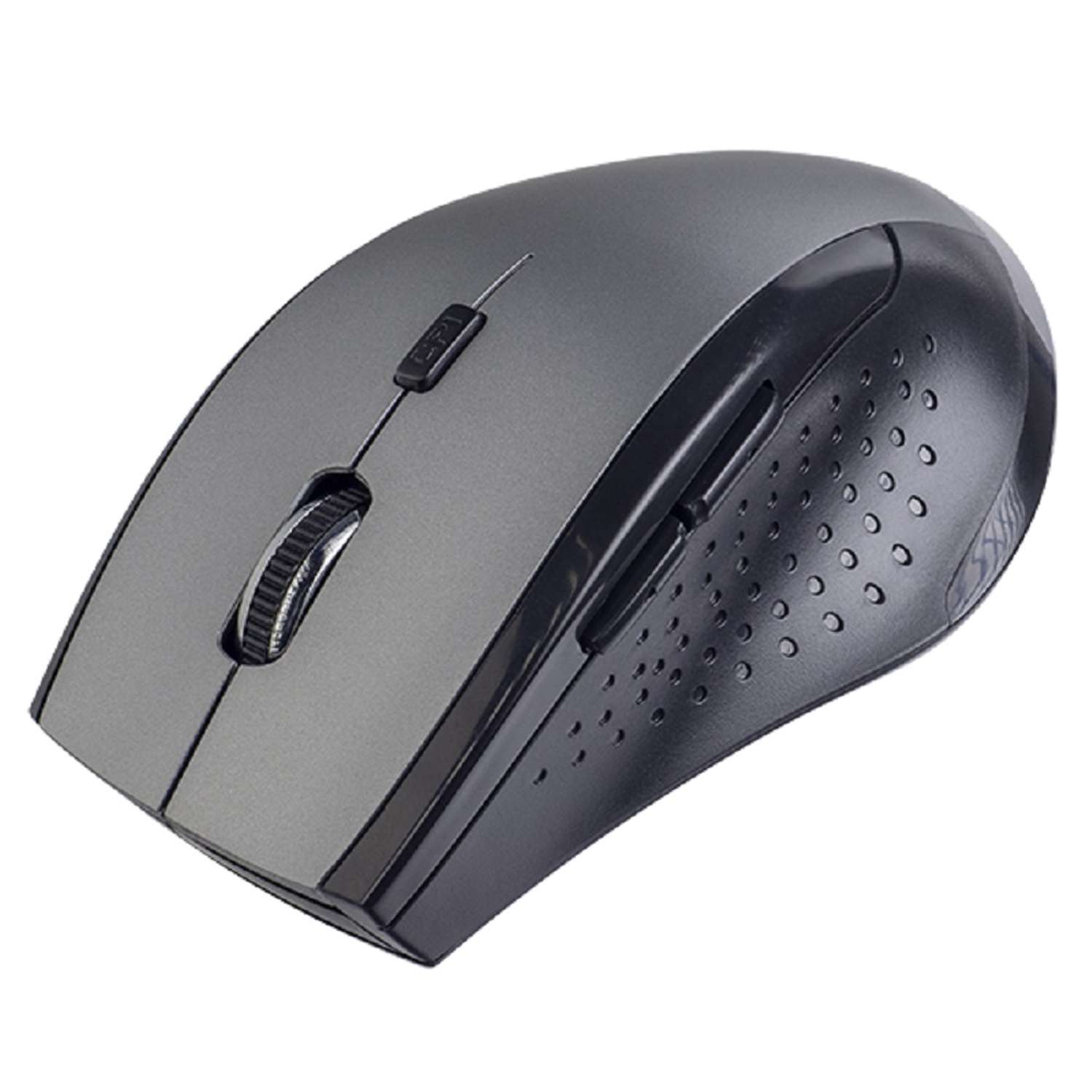 Мышь беспроводная Perfeo DAILY 6 кнопок DPI 800-1600 USB серый металлик - фото 2