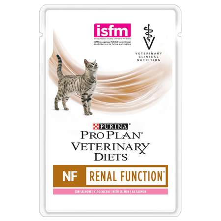 Корм для кошек Purina Pro Plan Veterinary diets NF при заболевании почек лосось 85г