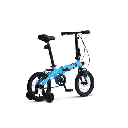 Велосипед Детский Складной Maxiscoo S007 стандарт 14 синий