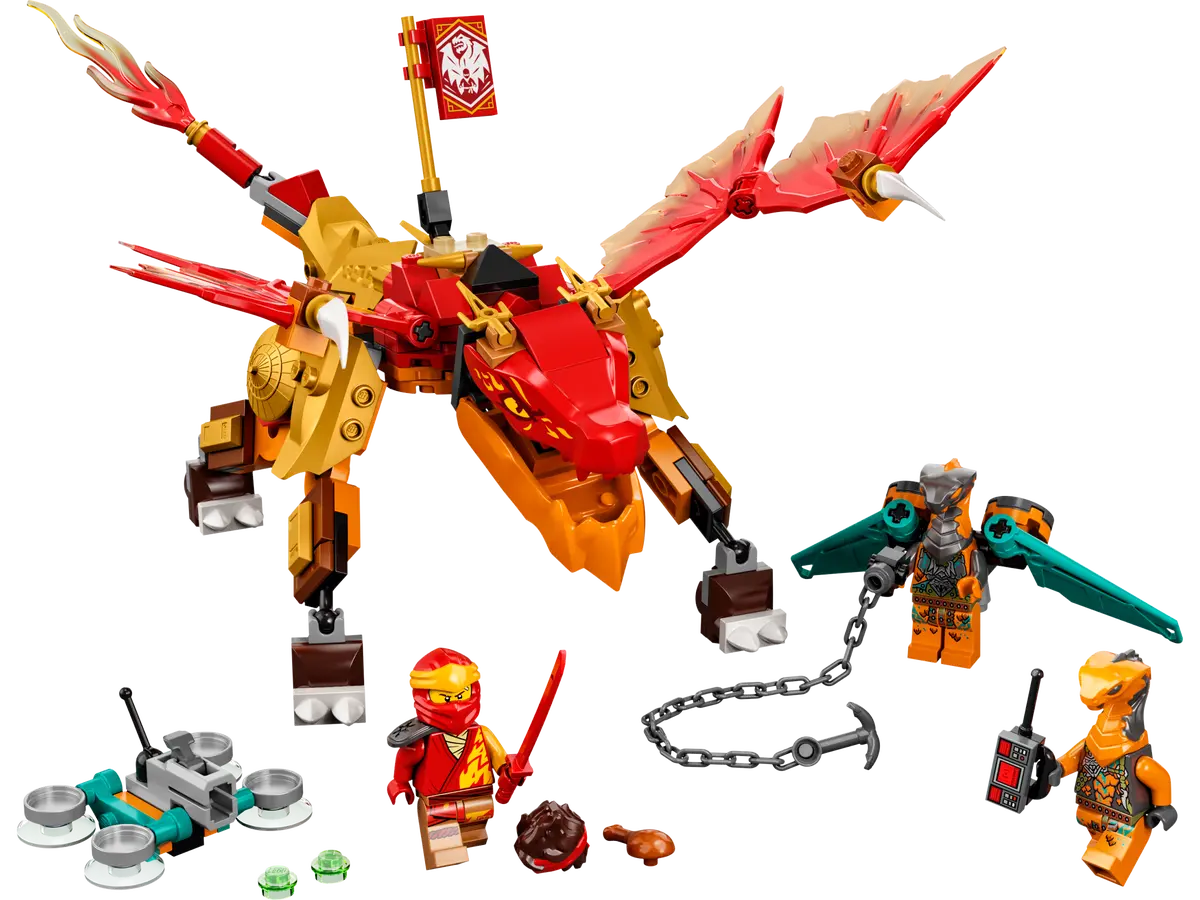 Конструктор LEGO Ninjago Огненный дракон ЭВО Кая 71762 - фото 3