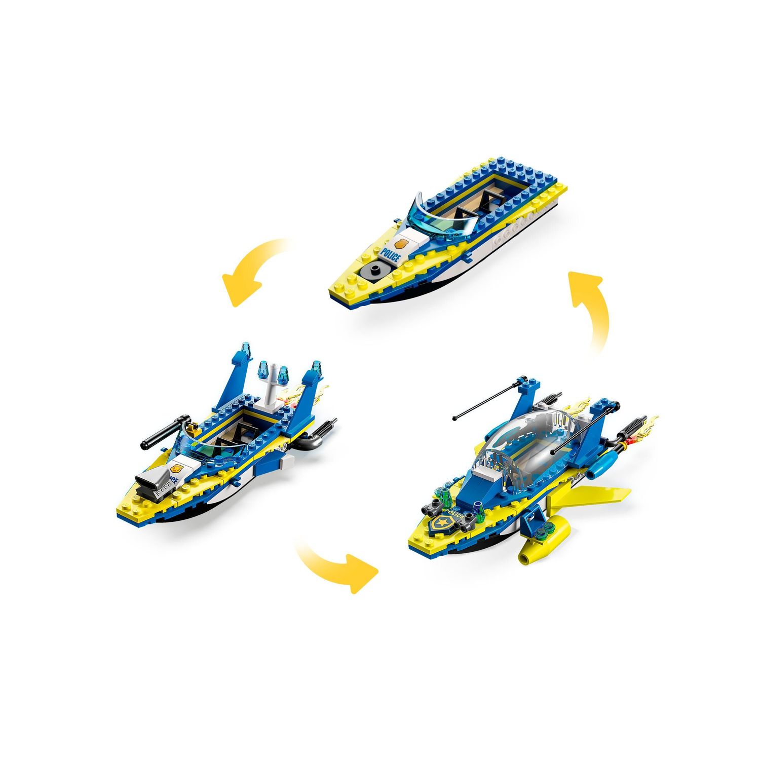 Конструктор LEGO City Water Police Detective Missions 60355 - фото 3