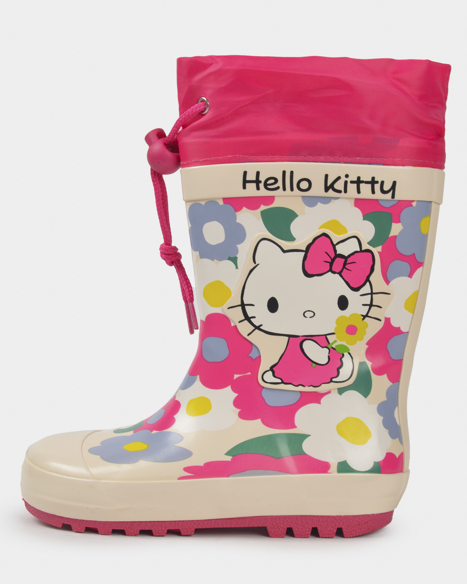 Резиновые сапоги Hello Kitty цвет бежевый HK006819 купить по цене 699 ₽ в  интернет-магазине Детский мир