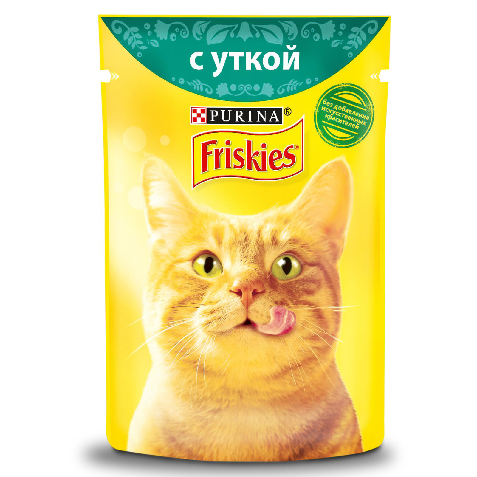 Влажный корм для кошек Friskies 0.085 кг утка (полнорационный) - фото 1