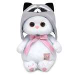 Мягкая игрушка BUDI BASA Кошечка Ли-Ли BABY в шапочке енот 20 см BB024