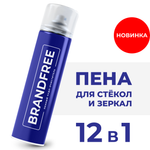 Пенный очиститель BRANDFREE для стекол и зеркал 400 мл