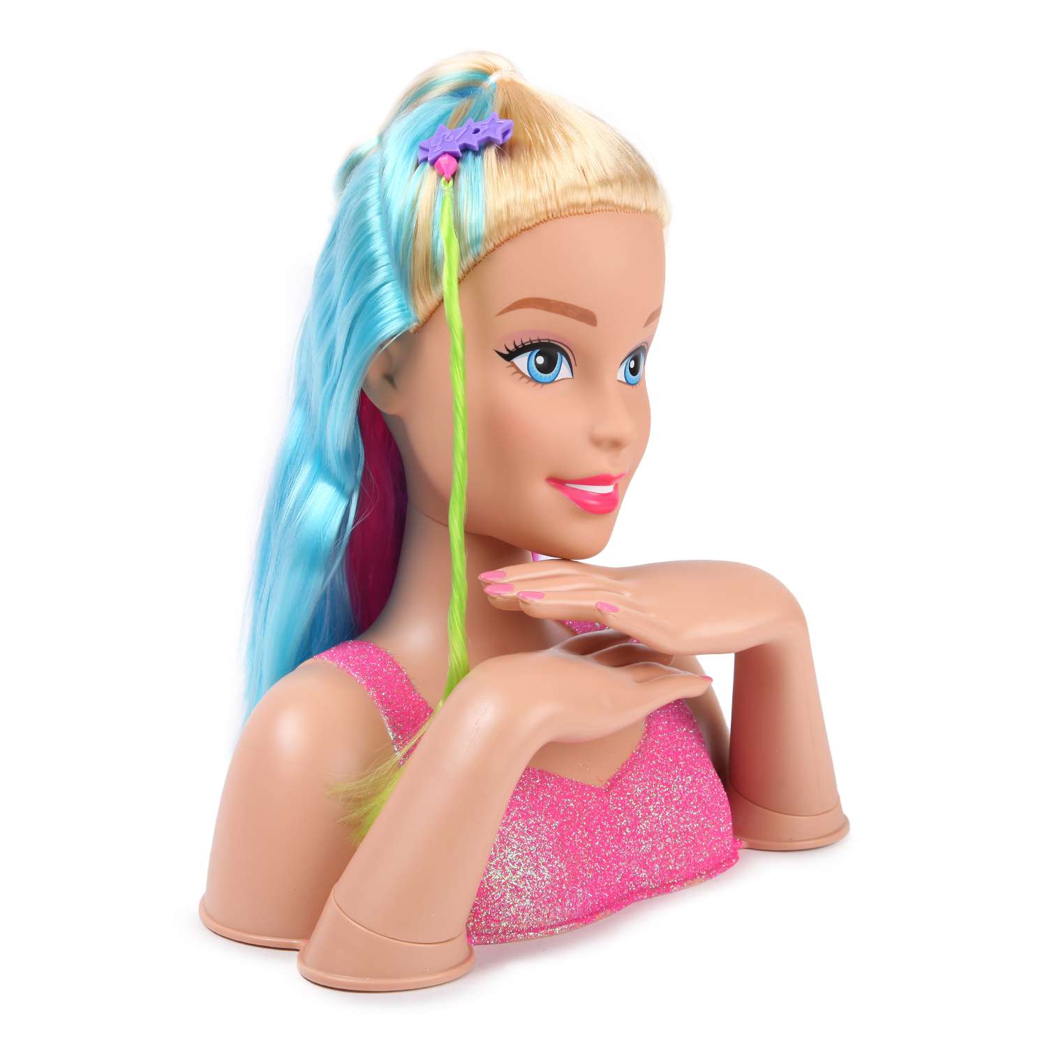 Торс для создания причесок Barbie Делюкс 63225 - фото 4