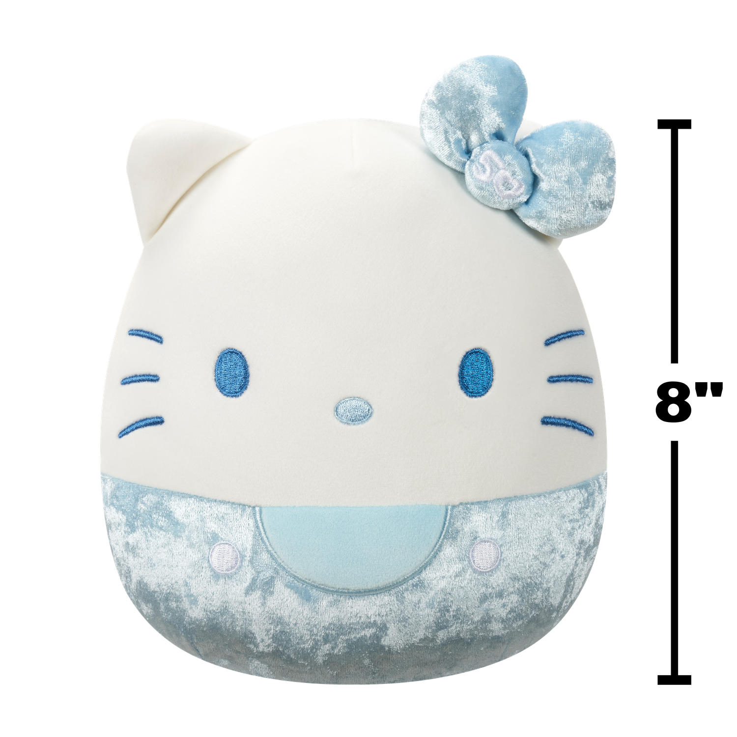 Игрушка мягкая Squishmallows Голубая китти - фото 8