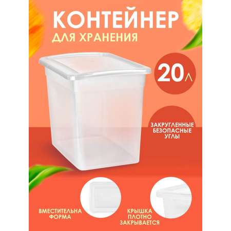 Контейнер Keeplex для хранения прозрачный 20 л