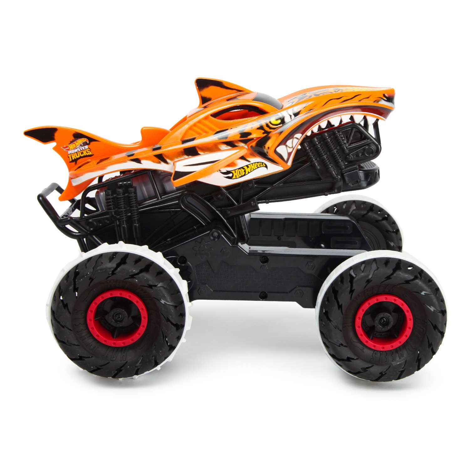 Машина Hot Wheels РУ 1:15 Monster Trucks Tiger Shark USB - фото 4