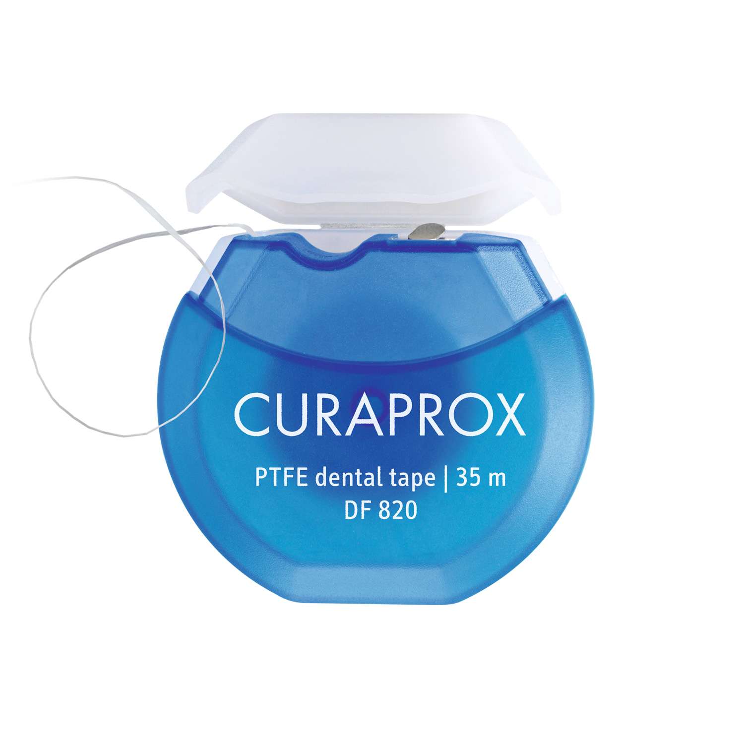 Нить зубная Curaprox тефлоновая с хлоргексидином 35 м - фото 2