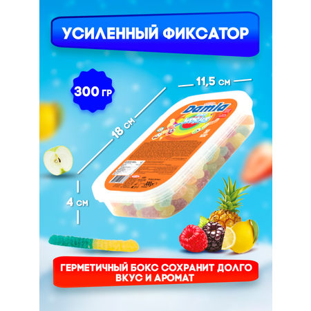 Желейный мармелад TAYAS Damla gummy sour червячки кислый халяль бокс 300гр