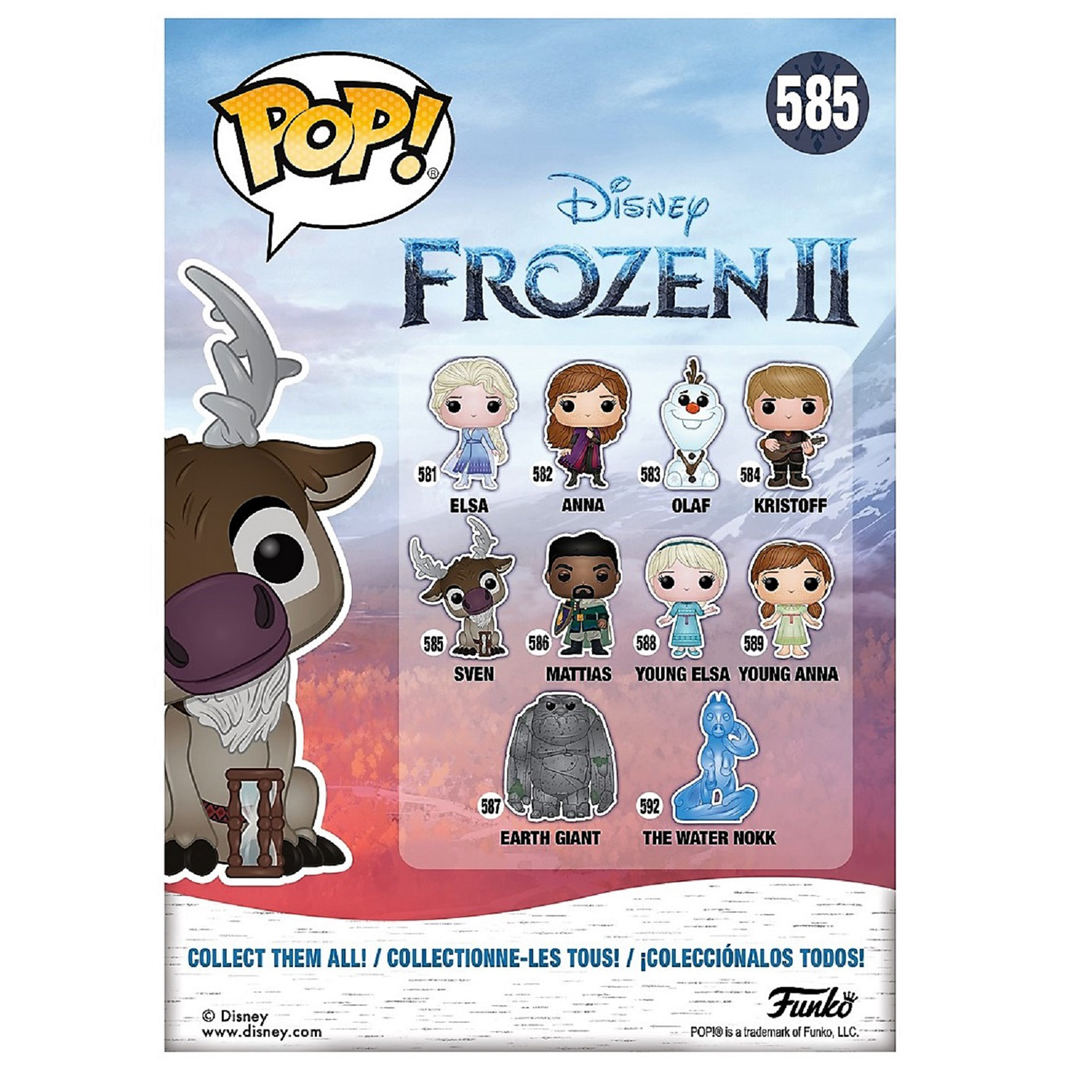 Игрушка Funko Pop Disney Frozen 2 Sven Fun254932 - фото 6