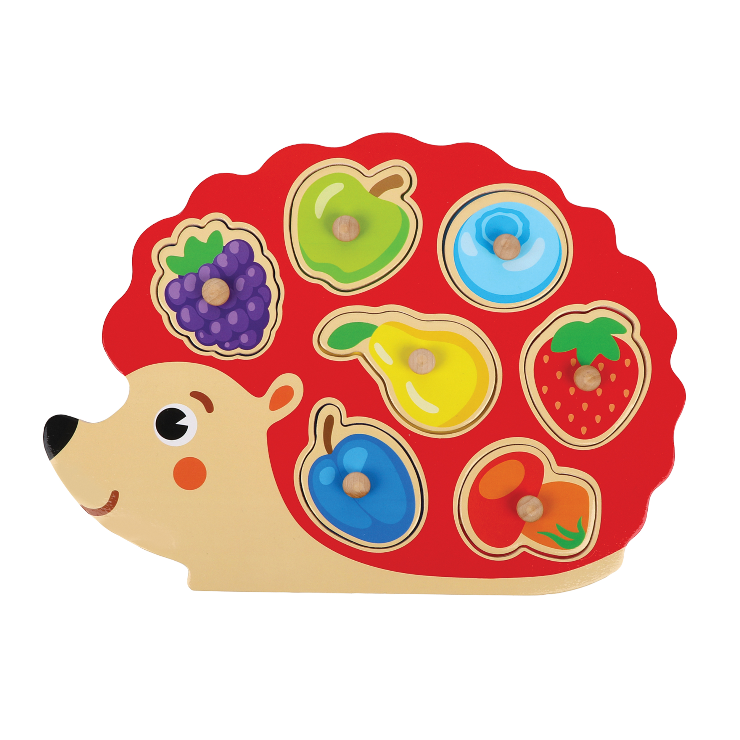 Игрушка развивающая Mapacha Вкладыши Ежик 8предметов 76794 - фото 4