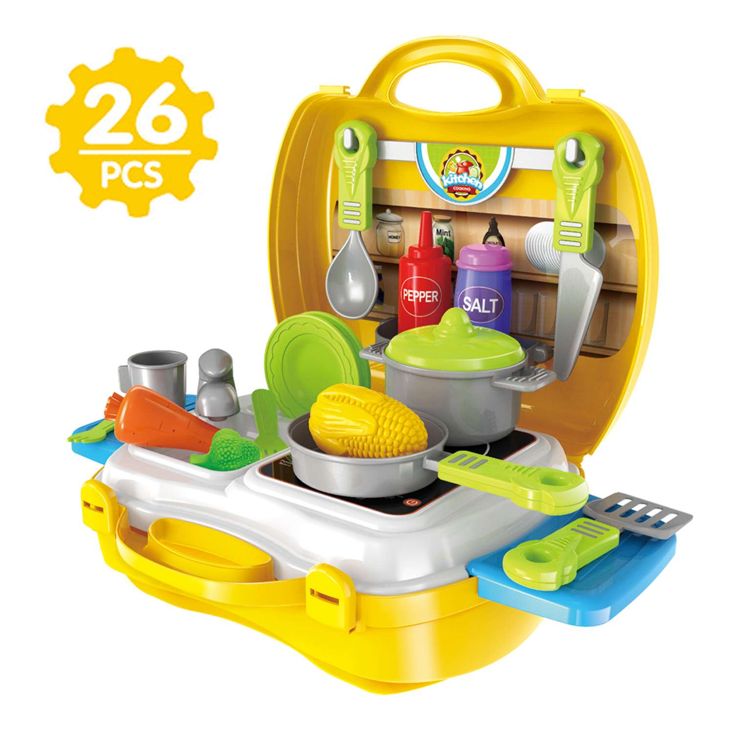 Детская кухня Amico 26 предметов в чемодане - фото 1