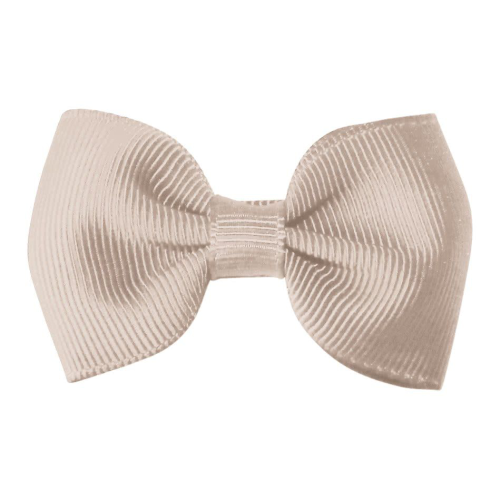 Заколка Milledeux Bowtie Bow маленькая бежевая - фото 1