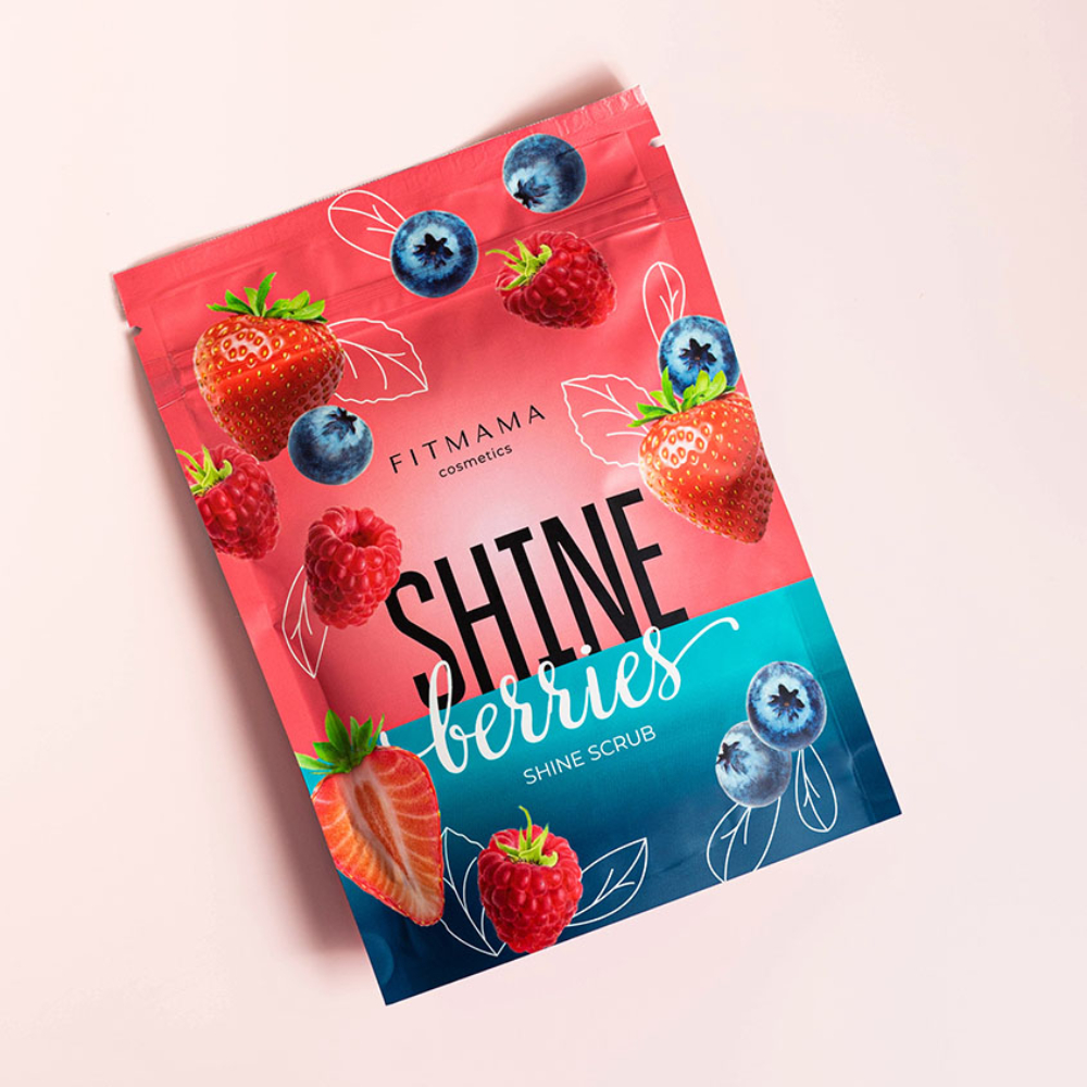 Средство антицеллюлитное FITMAMA COSMETICS Ягодный антицеллюлитный скраб SHINE BERRIES - фото 3