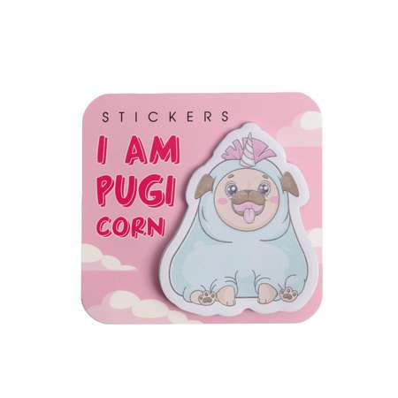 Стикеры ArtFox фигурные I am pugi corn