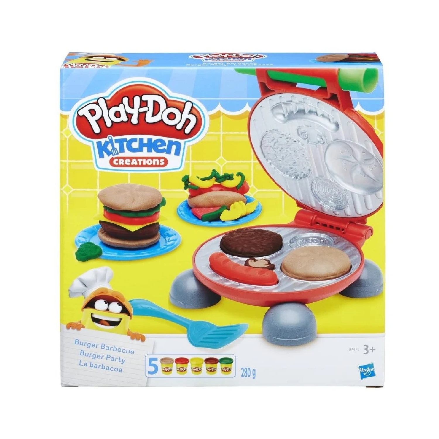 Набор игровой Play-Doh Бургер гриль 63213560 B5521 - фото 1