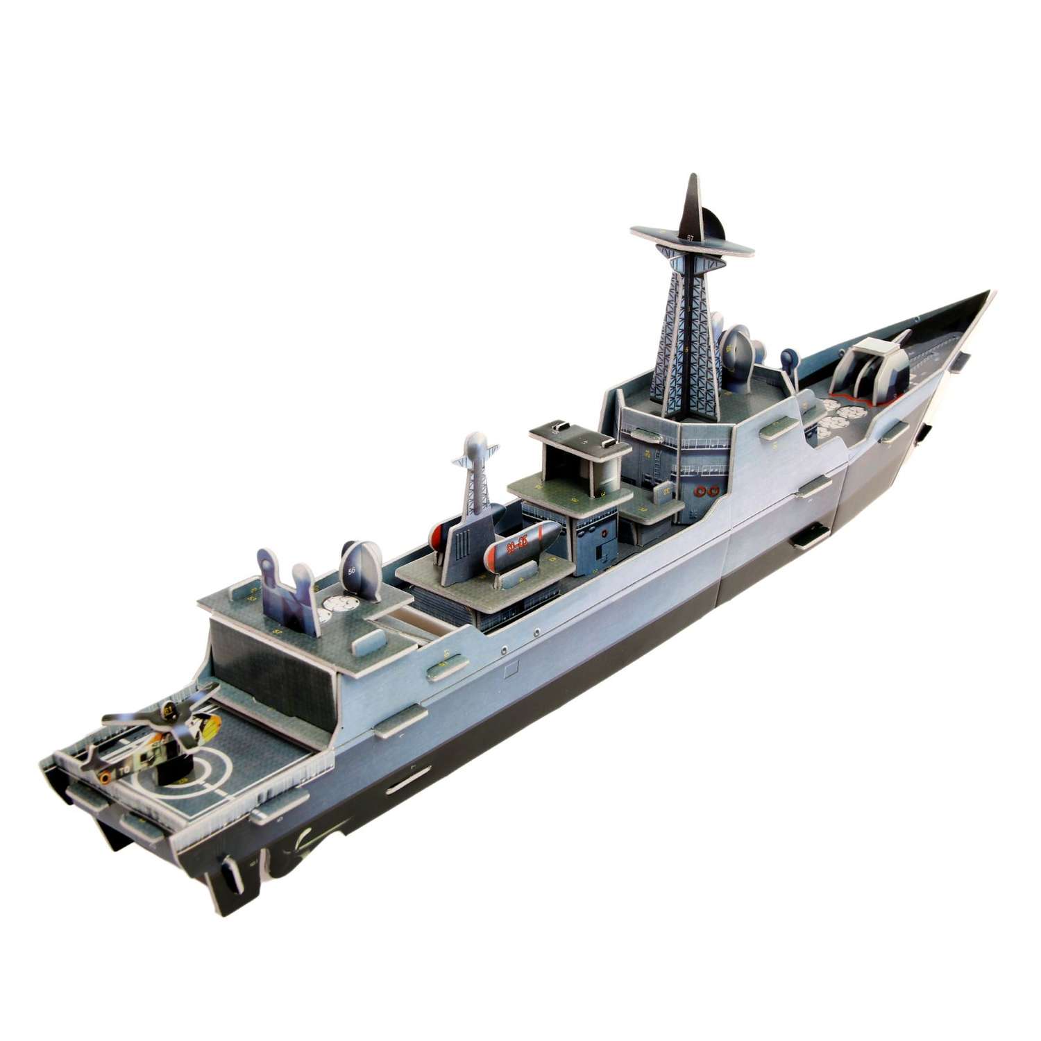 Конструктор 3D Sima-Land Военный корабль - фото 3