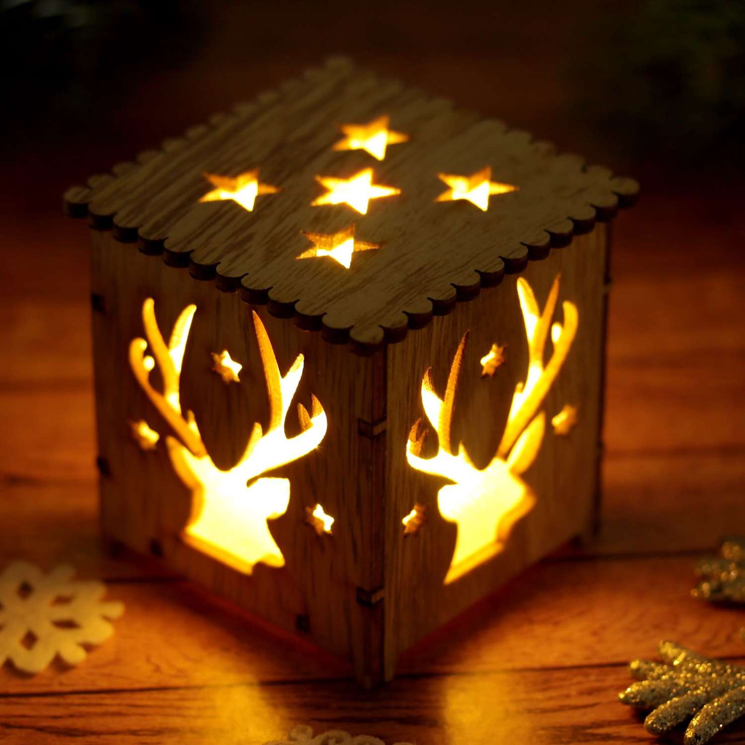 Декор Luazon с подсветкой «Праздничный олень» - фото 2