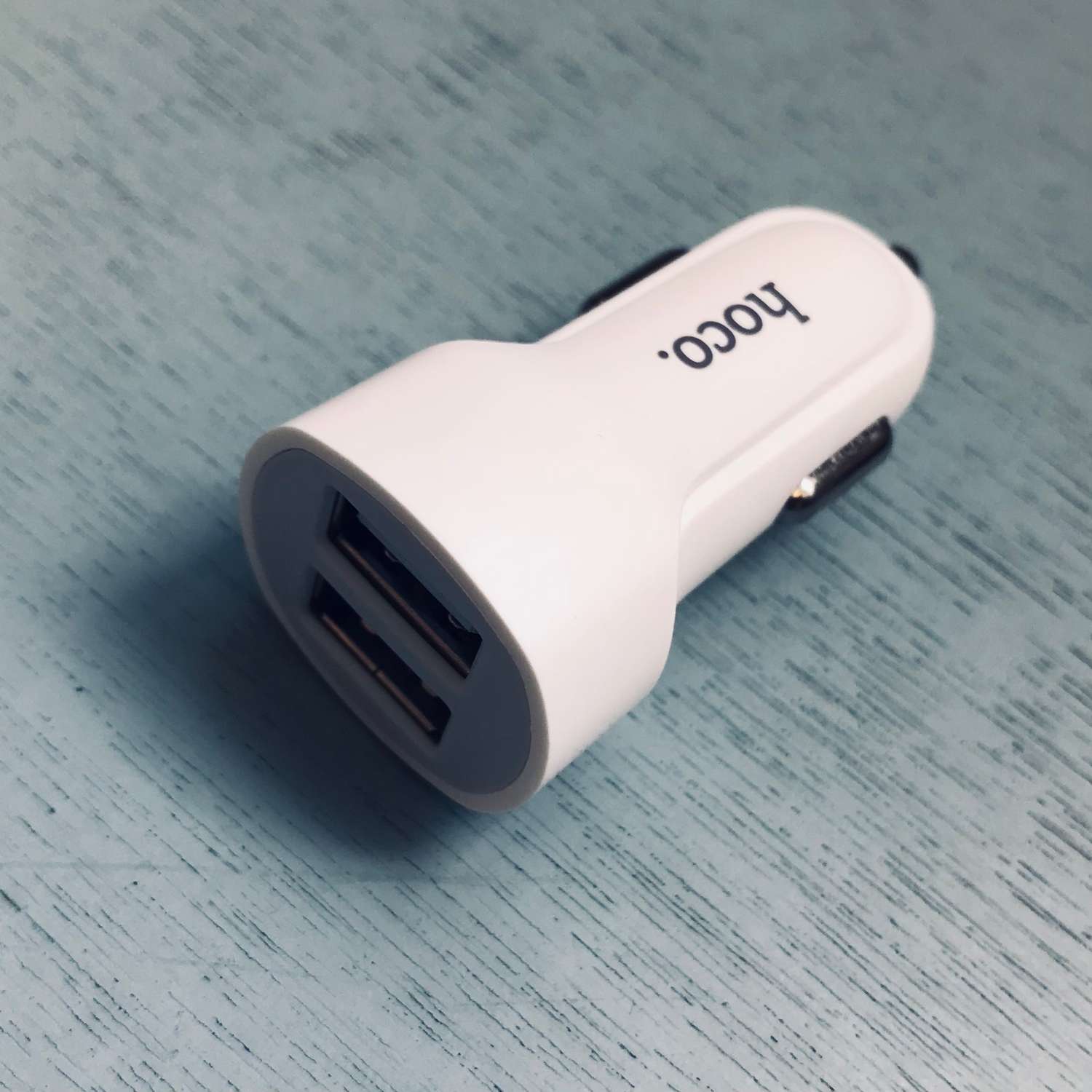 Зарядное устройство для авто HOCO АЗУ/USB 2 разъема/ 2.4A MAX/кабель Lightning - фото 3
