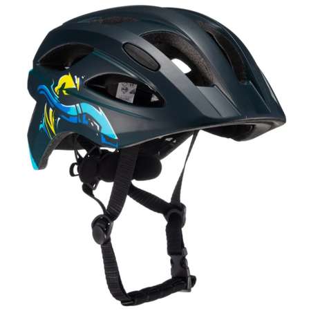 Шлем защитный Crazy Safety Cool Arrow Black-blue с механизмом регулировки размера 54-58 см
