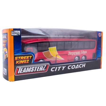 Машинка HTI (Teamsterz) Городской автобус Street Kings красный