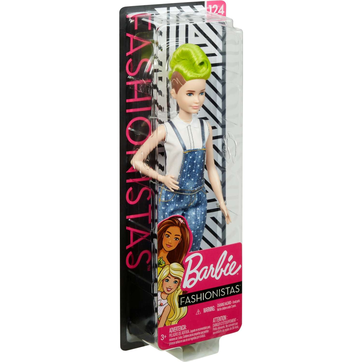 Кукла Barbie Игра с модой 124 Зеленый ирокез FXL57 FBR37 - фото 3