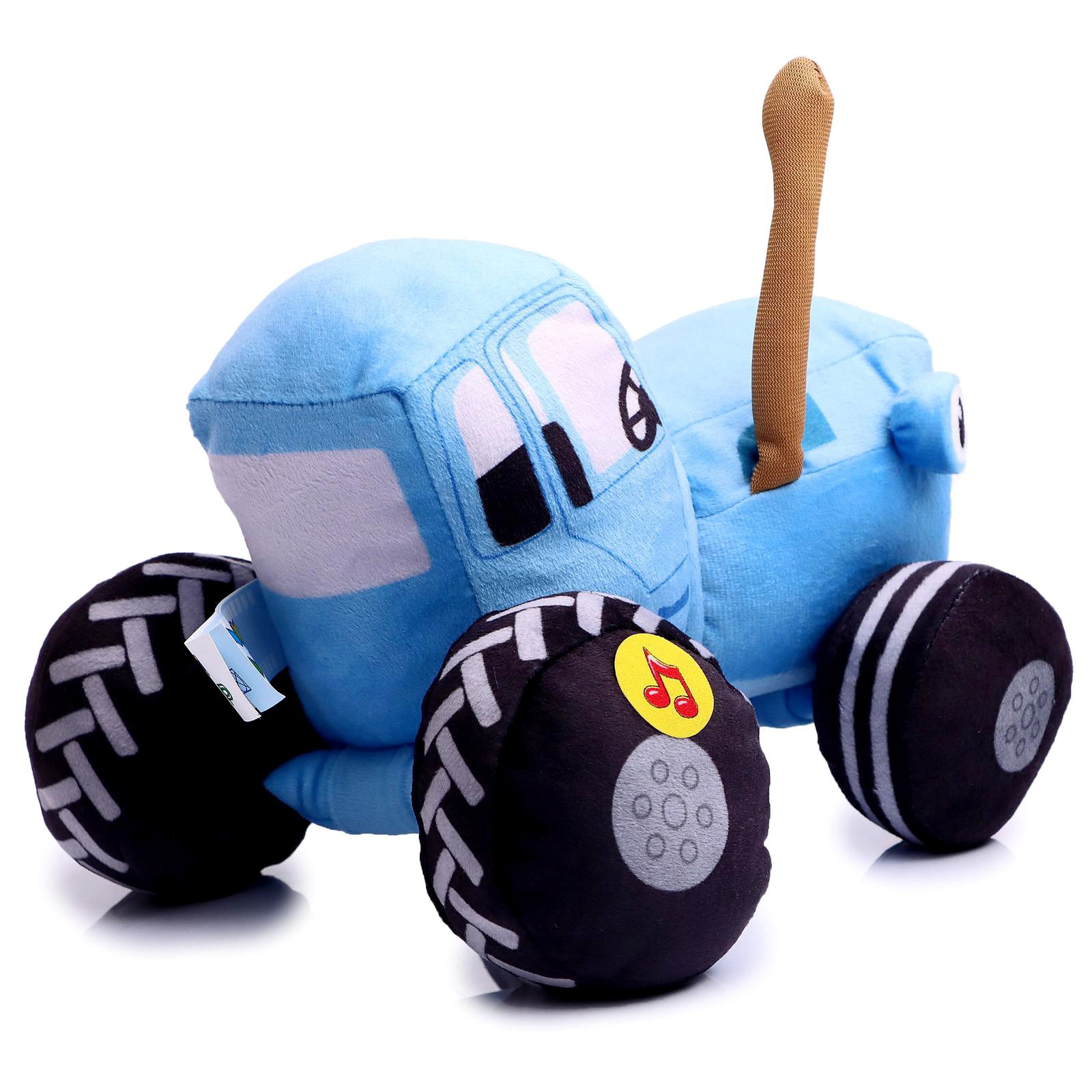 Мягкая игрушка МуЛьти-ПуЛьти музыкальная «Синий трактор» 20 см - фото 3