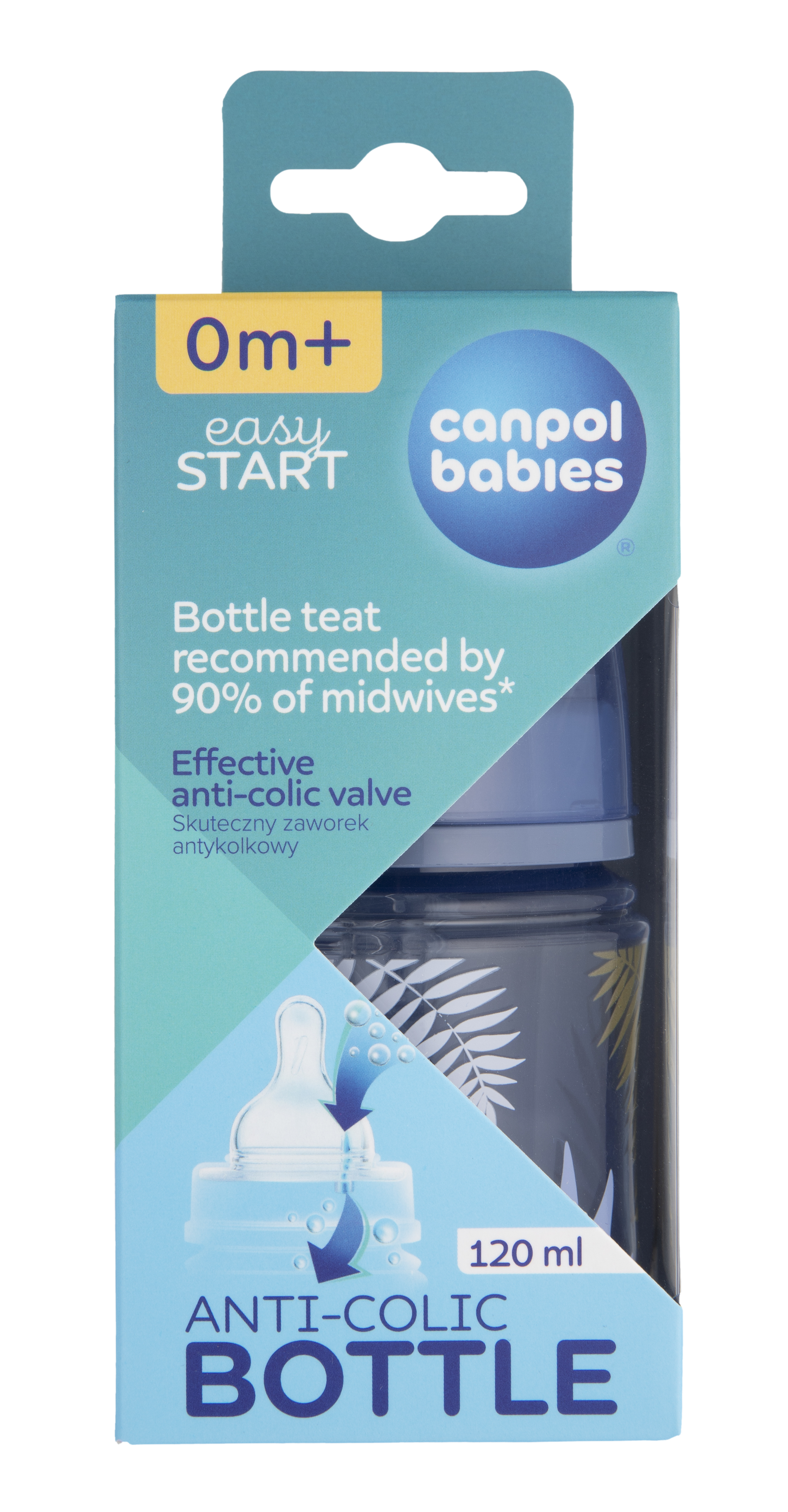 Бутылочка Canpol Babies 120 мл 1 шт. в ассортименте - фото 3