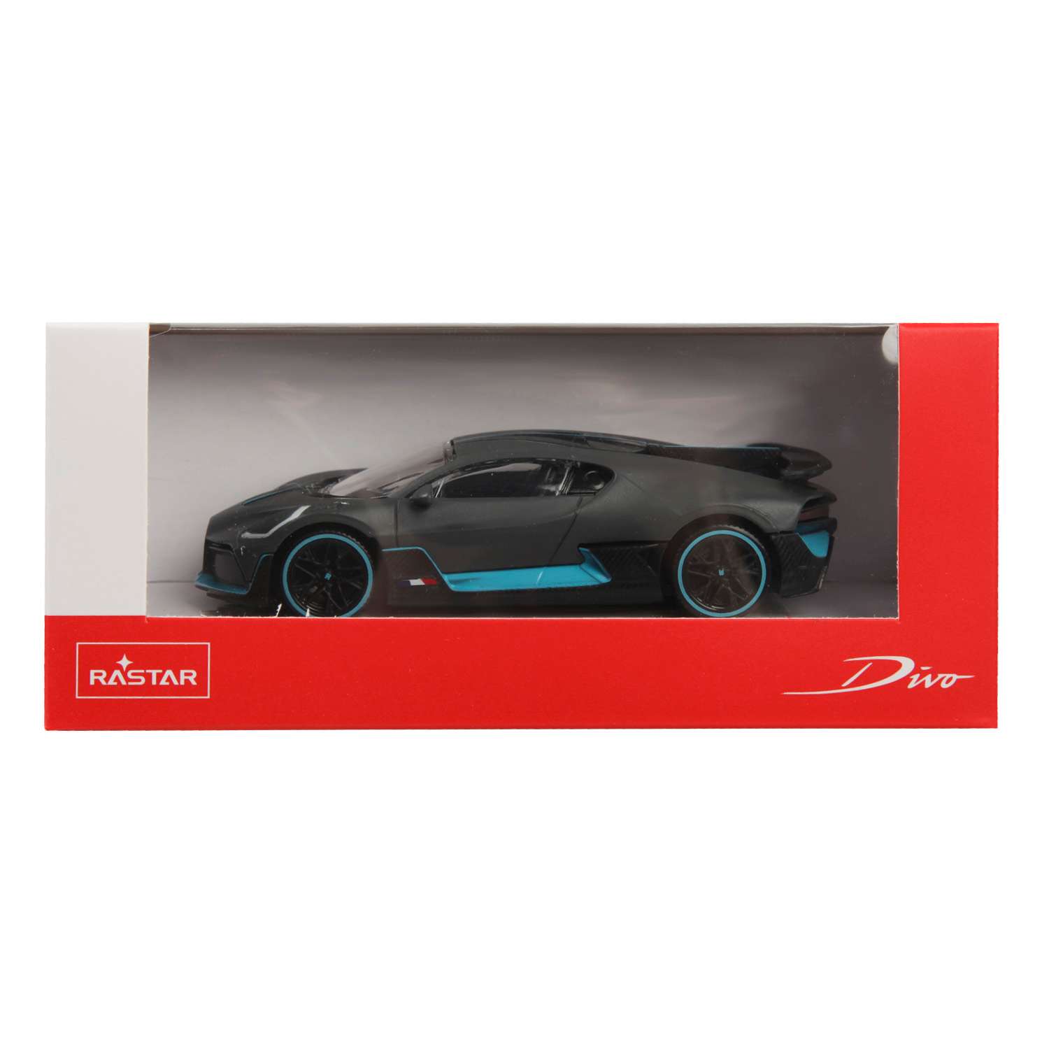 Автомобиль Rastar Bugatti Divo 1:43 без механизмов серый 64000 - фото 4