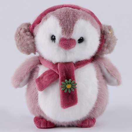 Мягкая игрушка Milo Toys «Little Friend» пингвин цвет розовый
