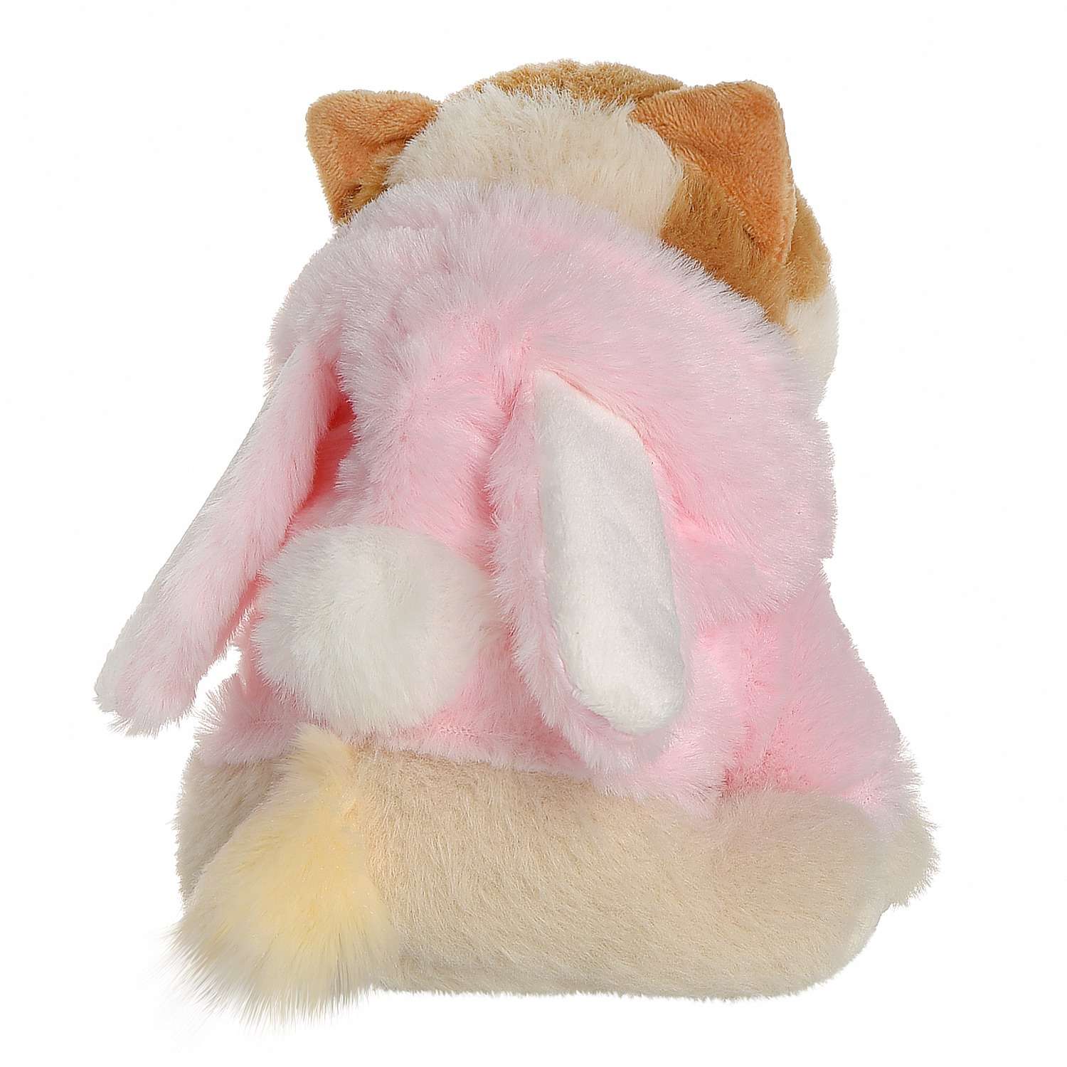 Мягкая игрушка ABTOYS Модные питомцы Собачка в костюме Розового кролика 18см - фото 5