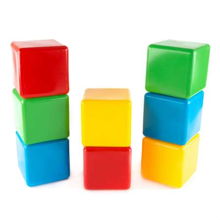 Большие кубики Пластмастер в сетке