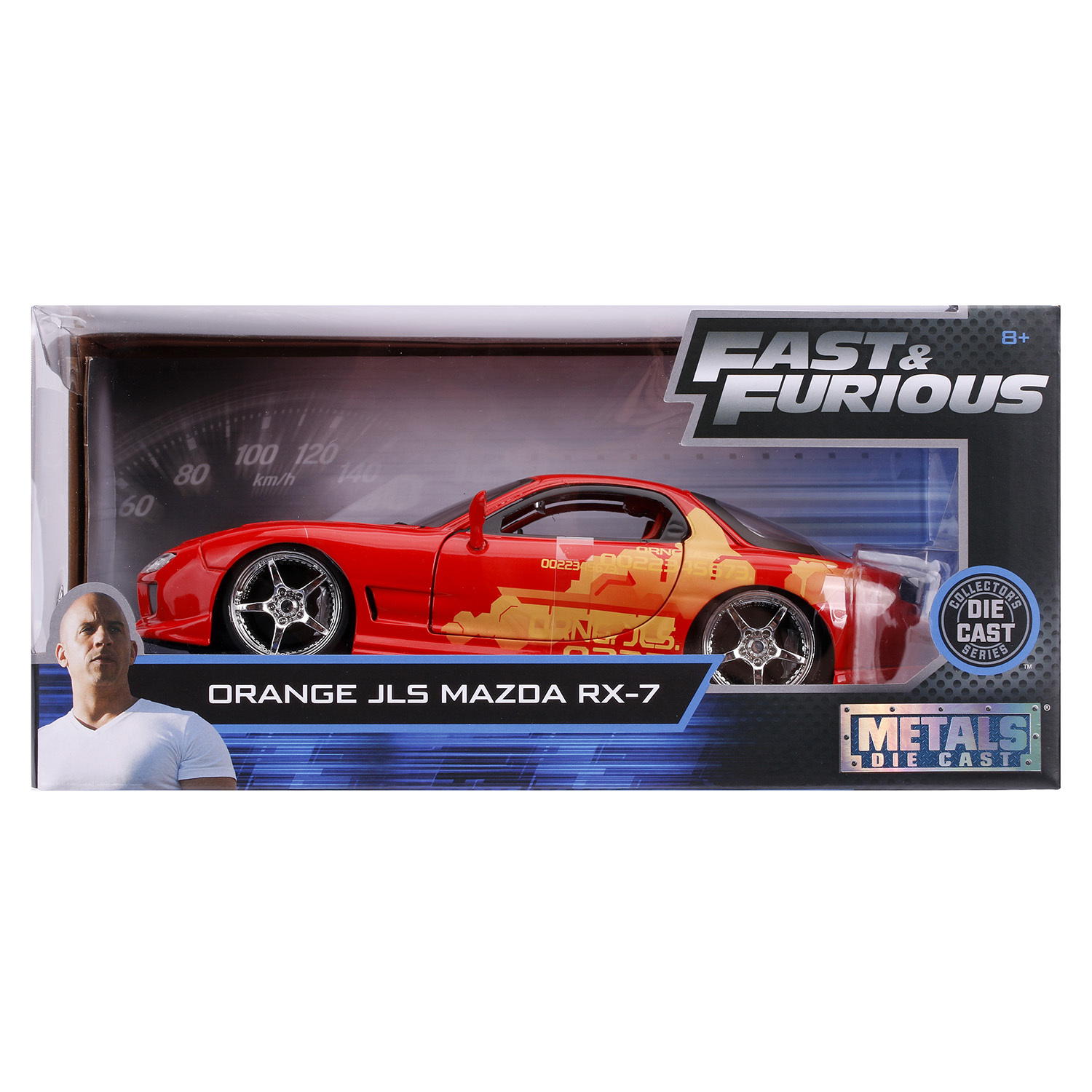 Машина Jada Fast and Furious 1:24 Mazda RX-7 FD3S 1993 30747 купить по цене  1999 ₽ в интернет-магазине Детский мир