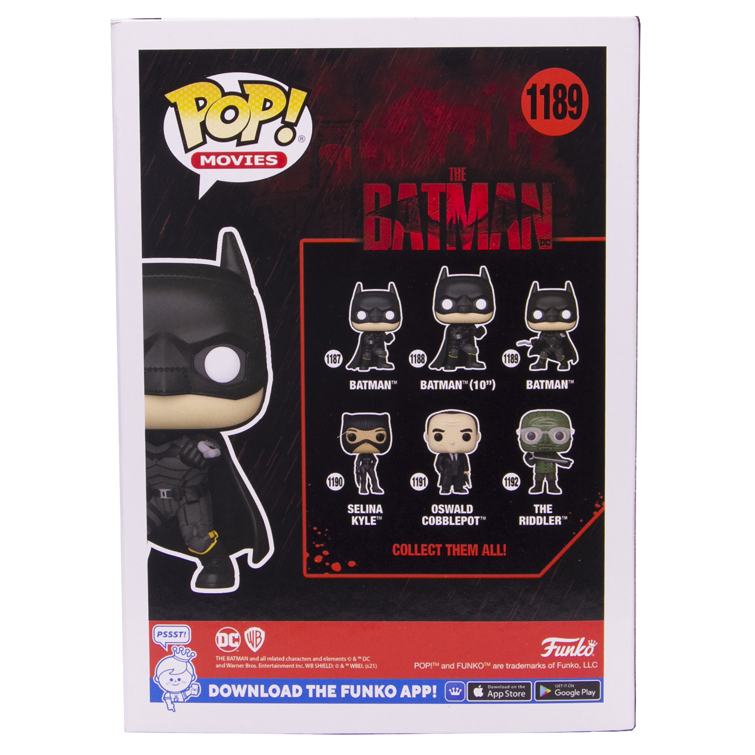 Фигурка Funko Pop! Movies The Batman Batman Fun 25492112 - фото 6