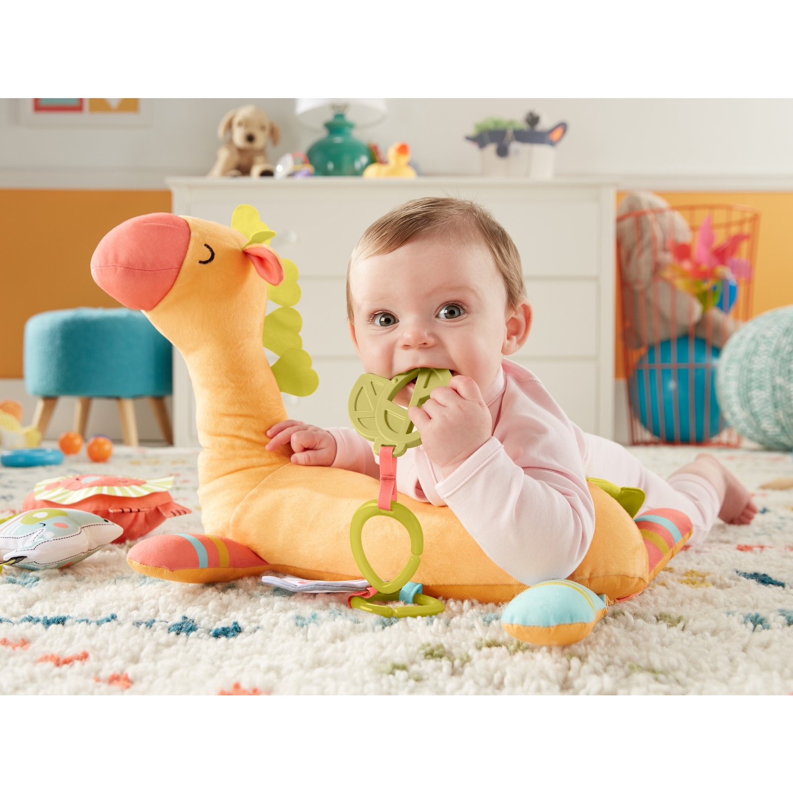 Коврик развивающий Fisher Price Жираф GMG07 - фото 9