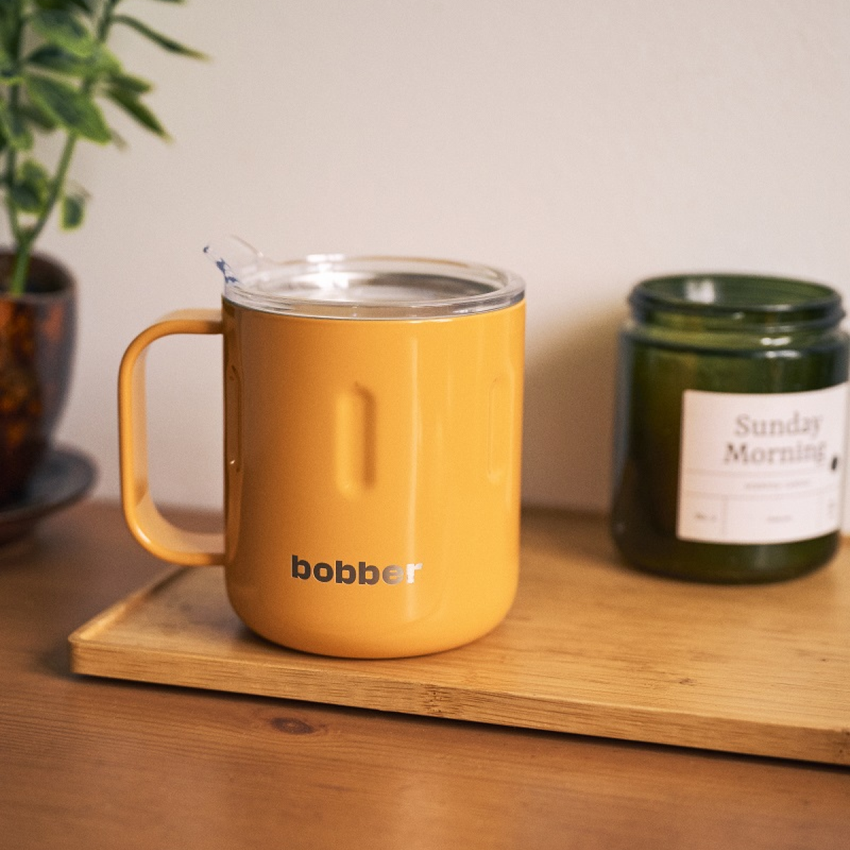 Термокружка 300 мл для напитков Bobber Mug оранжевый - фото 11