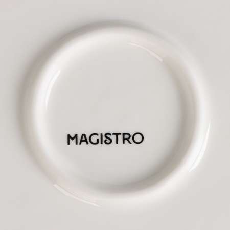 Блюдо MAGISTRO фарфоровое «Этюд» 35×3 см