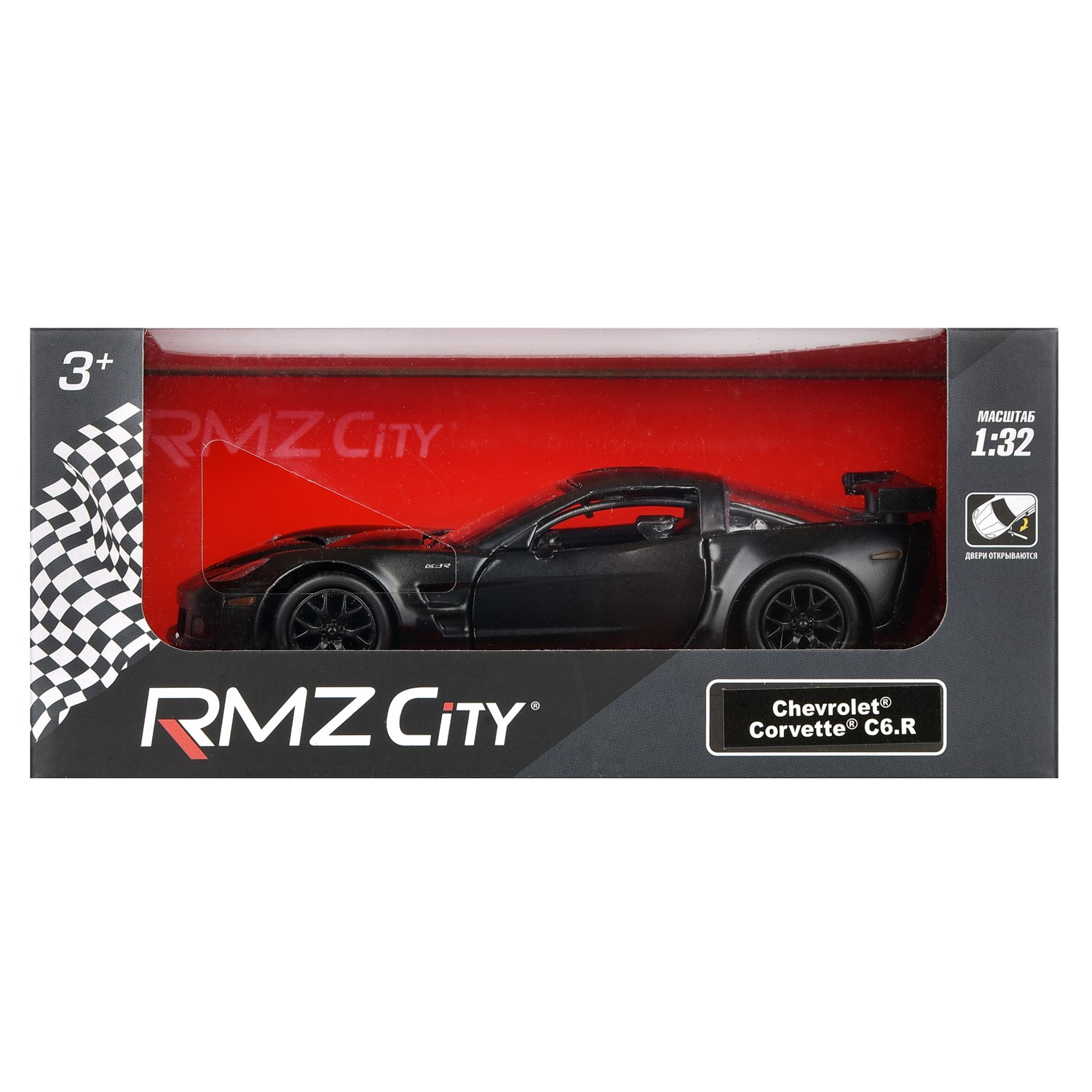 Uni-Fortune Машина инерционная RMZ City Chevrolet Corvette C6.R 1:32