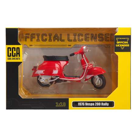 Мотоцикл MSZ 1:18 1976 Vespa 200 Rally Красный 67709