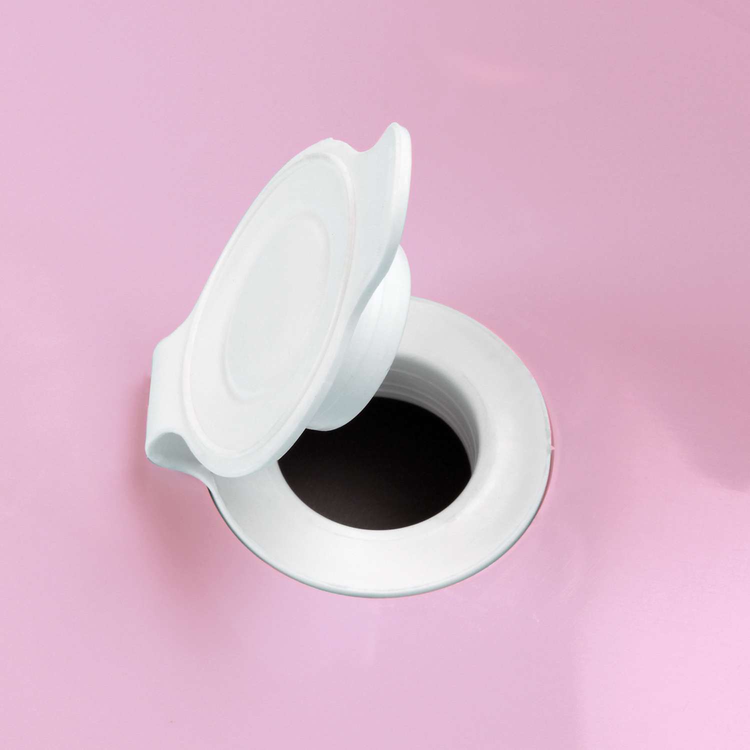 Ванна Пластишка с аппликацией и клапаном для слива воды розовая - фото 4