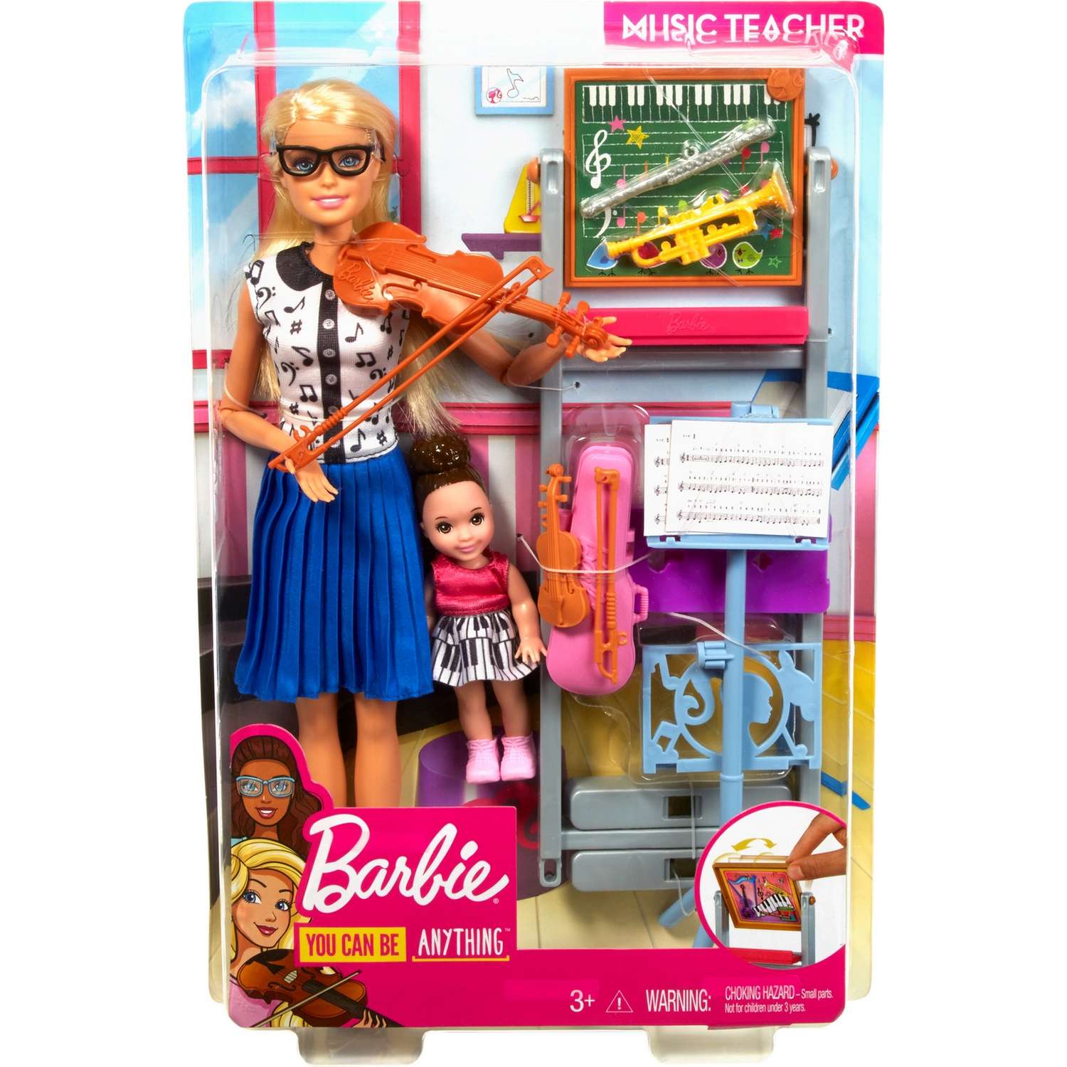 Набор игровой Barbie Кем быть Учитель музыки FXP18 DHB63 - фото 2