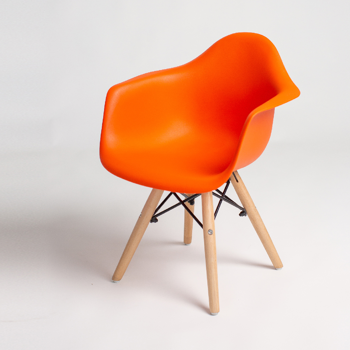 Стул детский DERSTUHL 330 Wood Eames оранжевый - фото 1