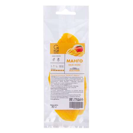 Фрукты сушеные Gifruit exotic манго 30г