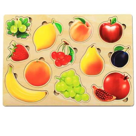 Рамка-вкладыш Солнышко Овощи и фрукты 2 шт