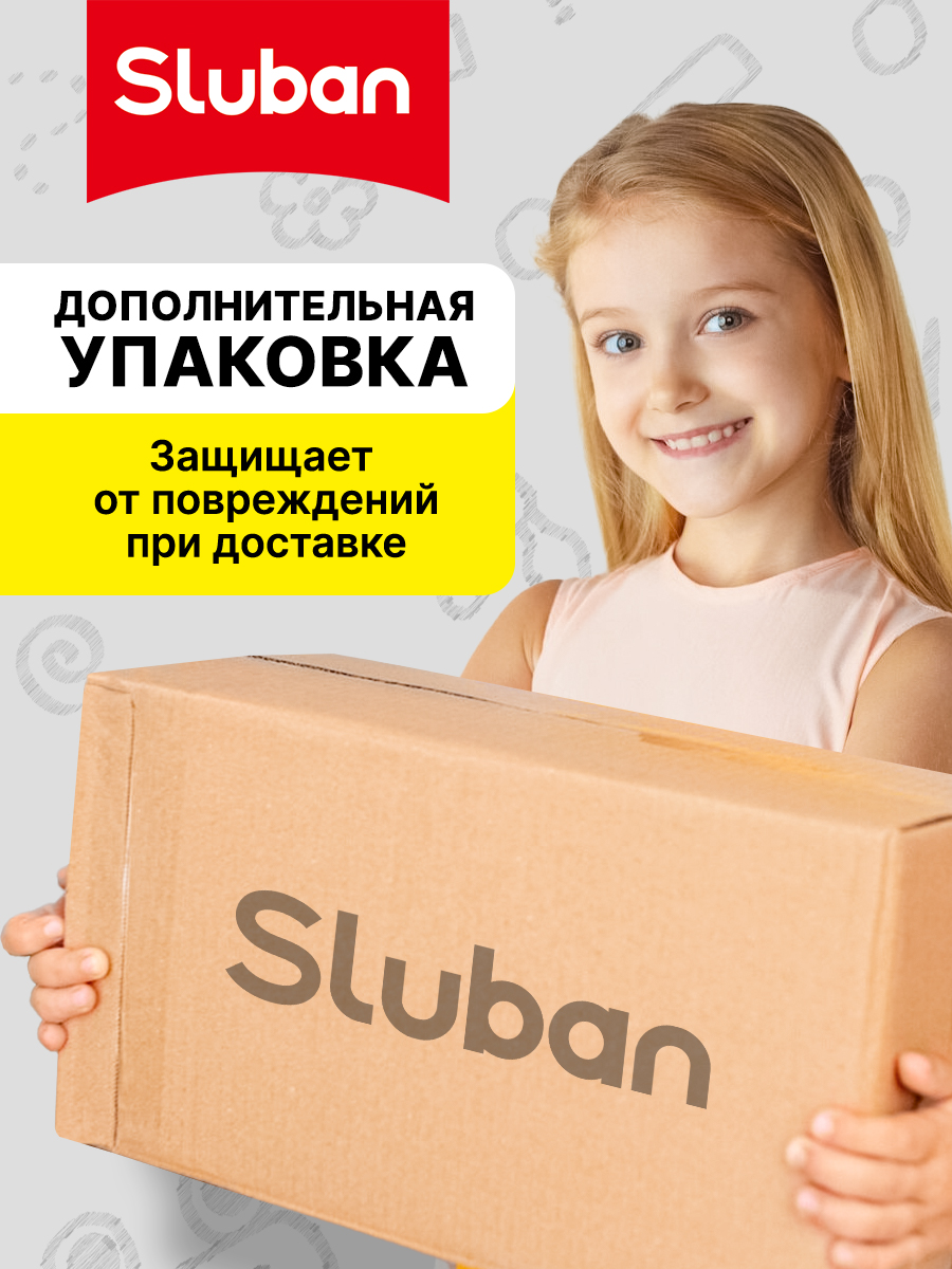 Конструктор пластмассовый SLUBAN Мини-комната: Игровой комплекс для котёнка 103 детали - фото 4