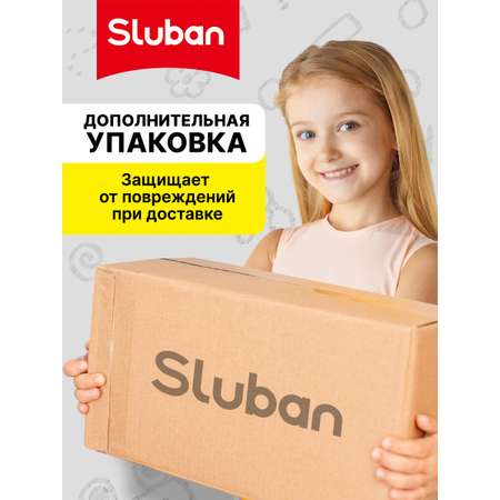 Конструктор пластмассовый SLUBAN Мини-комната: Игровой комплекс для котёнка 103 детали