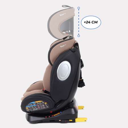 Автокресло Rant Basic Twist pro isofix (Beige) группа 0+-1-2-3 (0-36 кг)